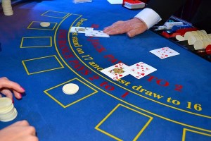 counting cards in a blackjack game