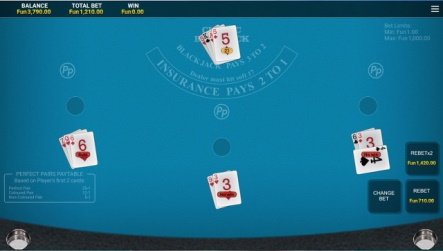 Perfect pairs blackjack by OneTouch