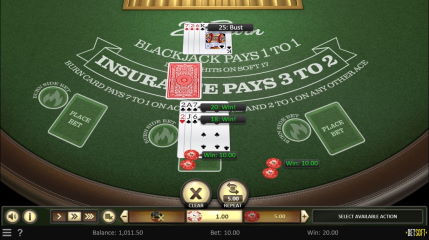 21 burn blackjack ruleset