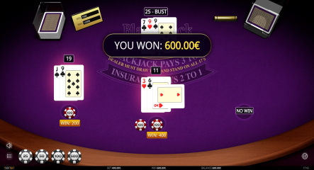 VIP ISoftBet blackjack game rules