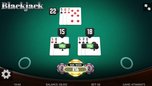 Playing online Gamevy Blackjack
