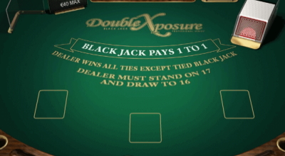 Multihand Double Exposure Blackjack by Microgaming