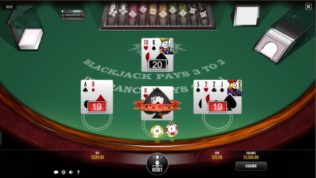 Ruleset of Rival's Multihand Blackjack