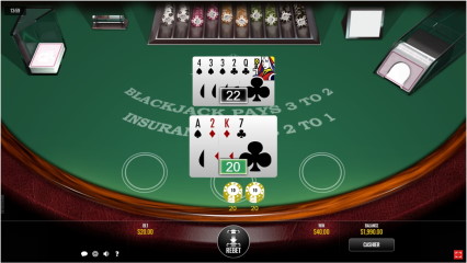 Ruleset of Blackjack by Rival