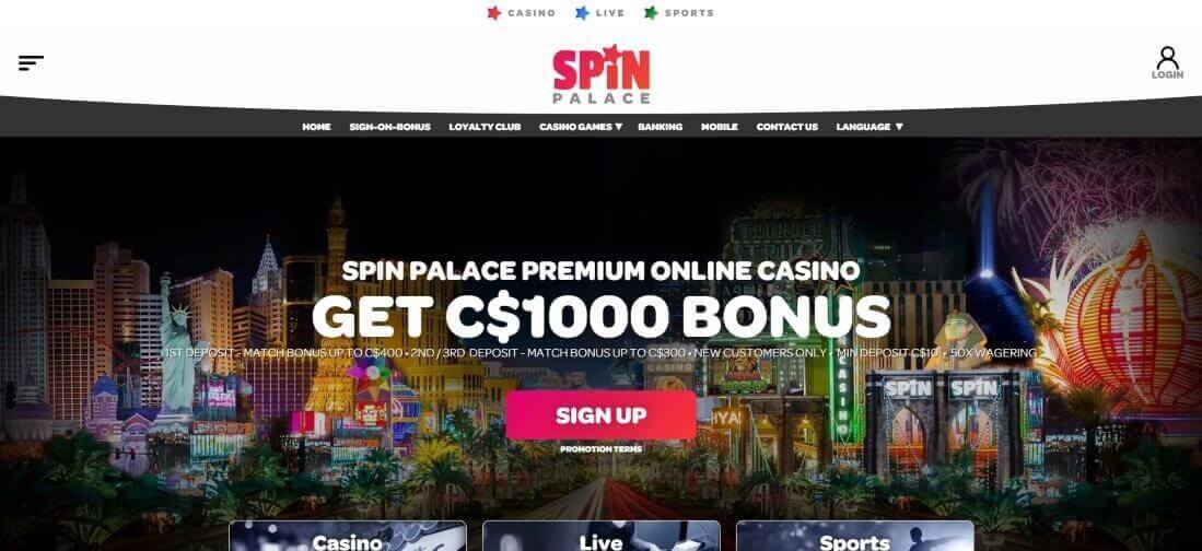 Spin Palace Casino é confiável? ⚡ Avaliação atualizada 2023